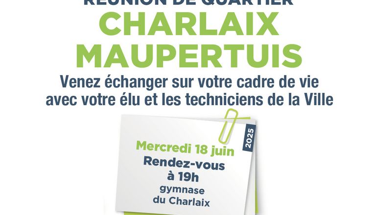 Image de l'évènement Réunion de Quartier Charlaix-Maupertuis
